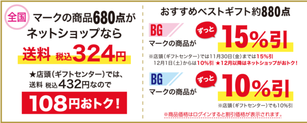 近鉄百貨店お歳暮2018年